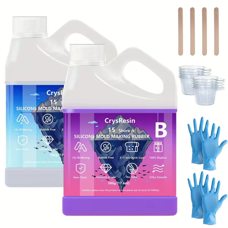Soap Making Diy Kit - 500ml 2 Botol Silikon Cair untuk