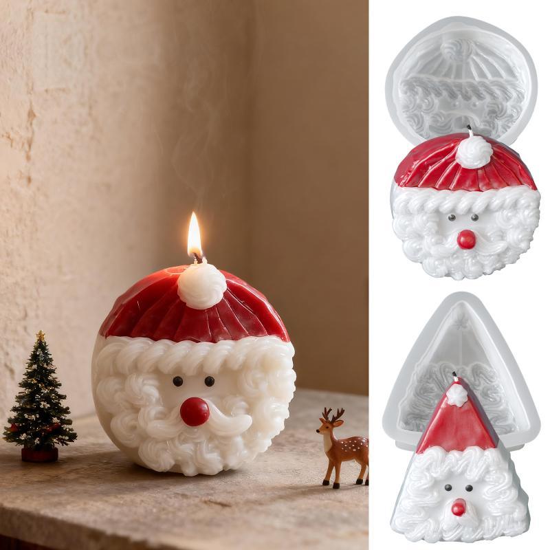 Soap Making Ins - Cetakan Lilin Silikon Santa Claus, Cetakan