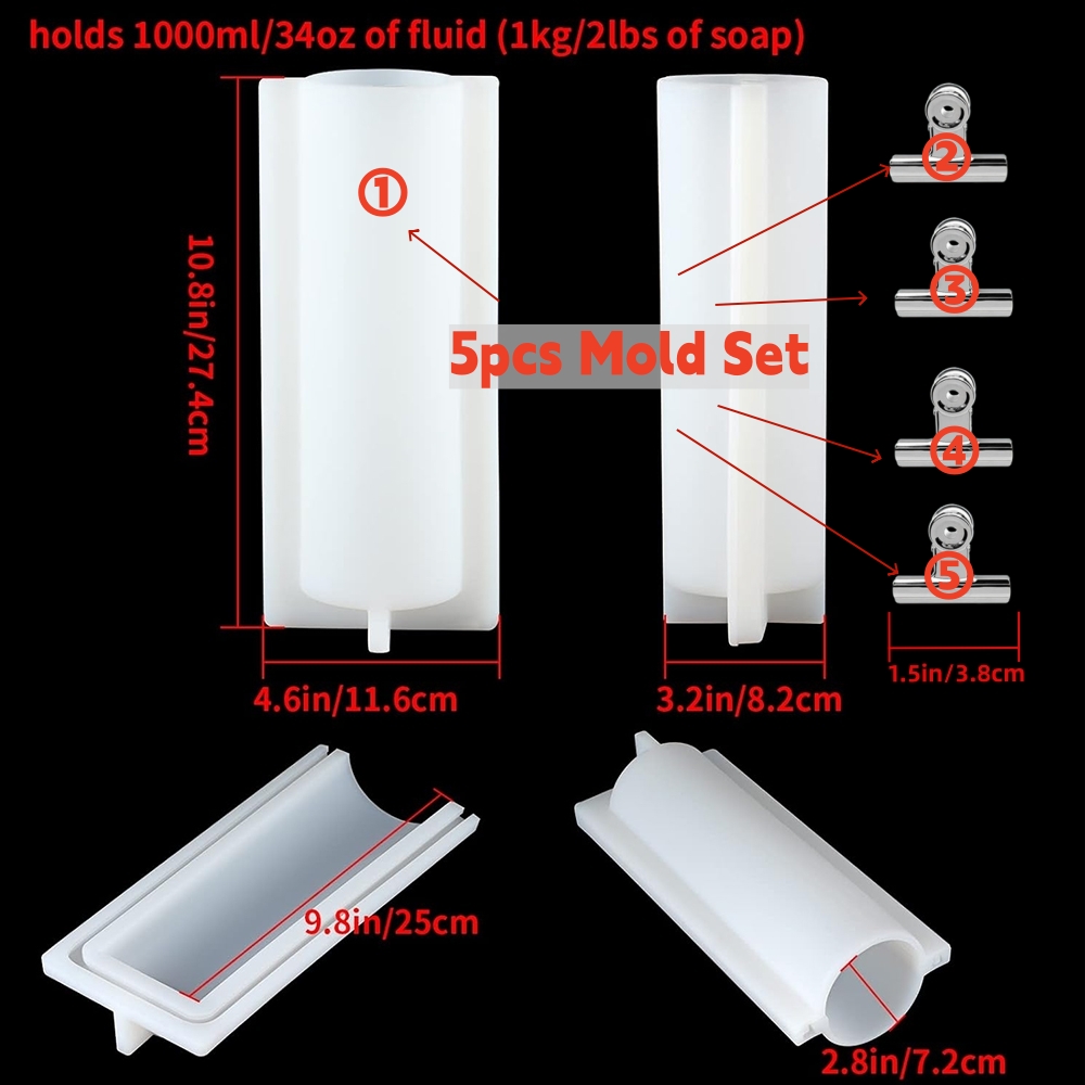 Cetakan Sabun Silinder Besar d - Soap Making Instructions ulasan dan harga