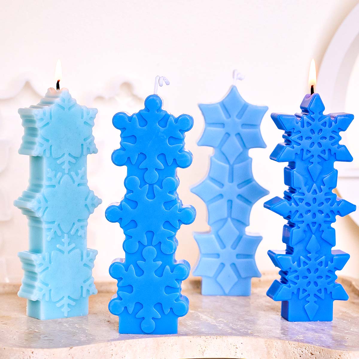 Cetakan Lilin Kepingan Salju N - Soap Making Gifts ulasan dan harga
