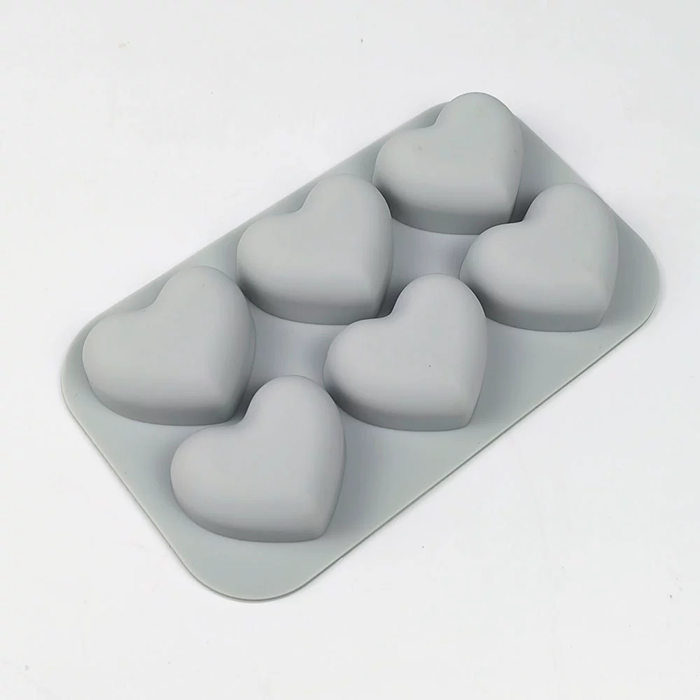 Cetakan Silikon Bentuk Hati 6  - Soap Making Gifts ulasan dan harga