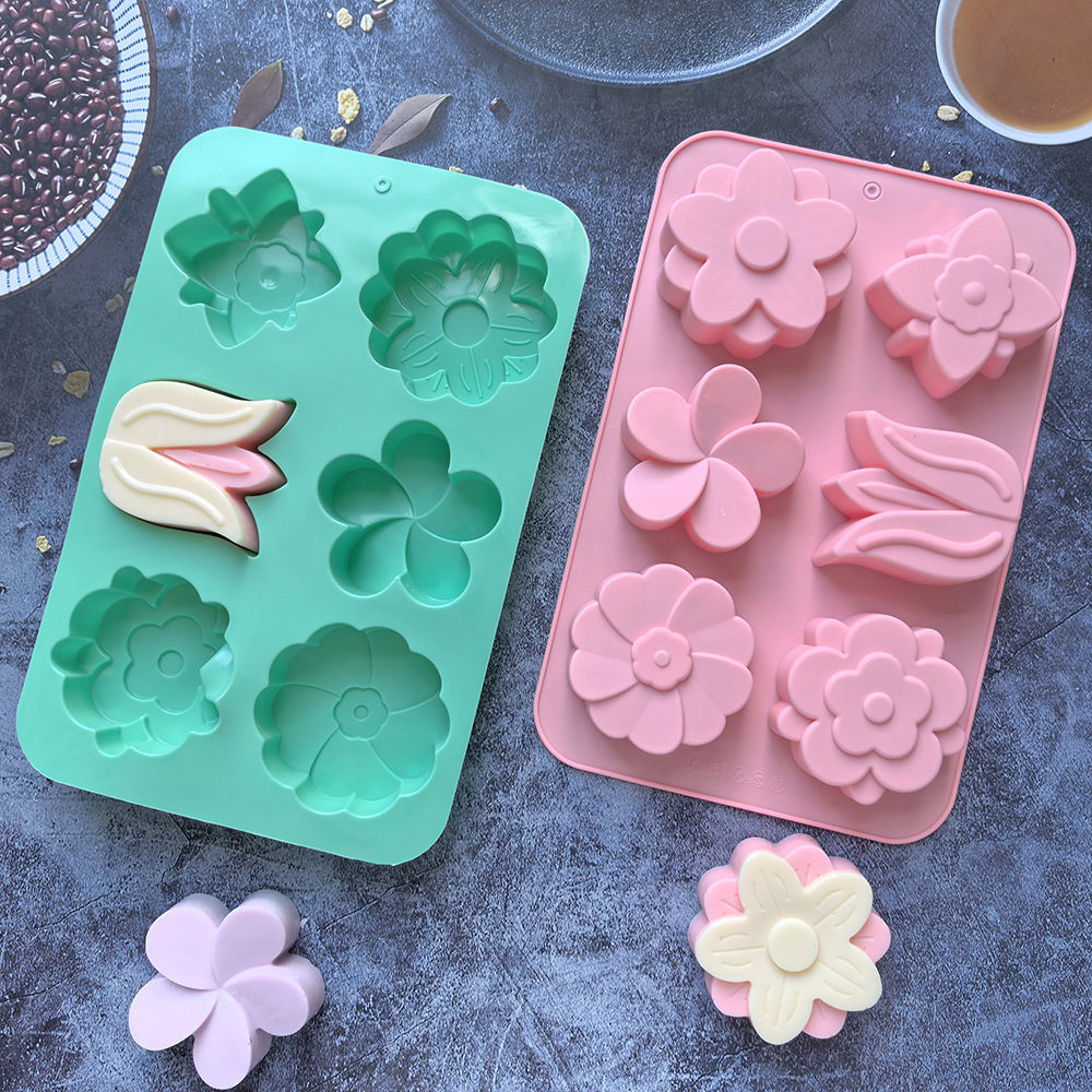 Cetakan Silikon Bentuk Bunga B - Soap Making Kit For Beginners ulasan dan harga