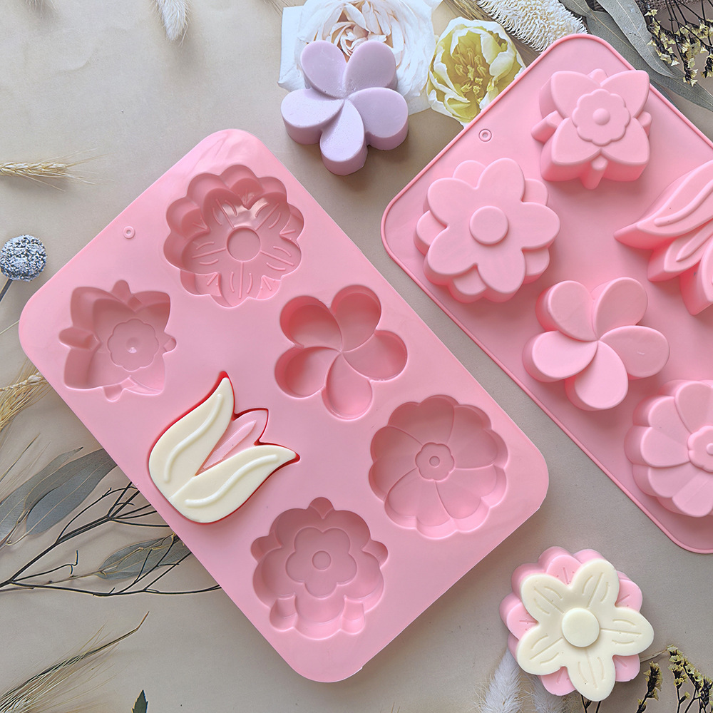 Cetakan Silikon Bentuk Bunga B - Soap Making Kit For Beginners ulasan dan harga