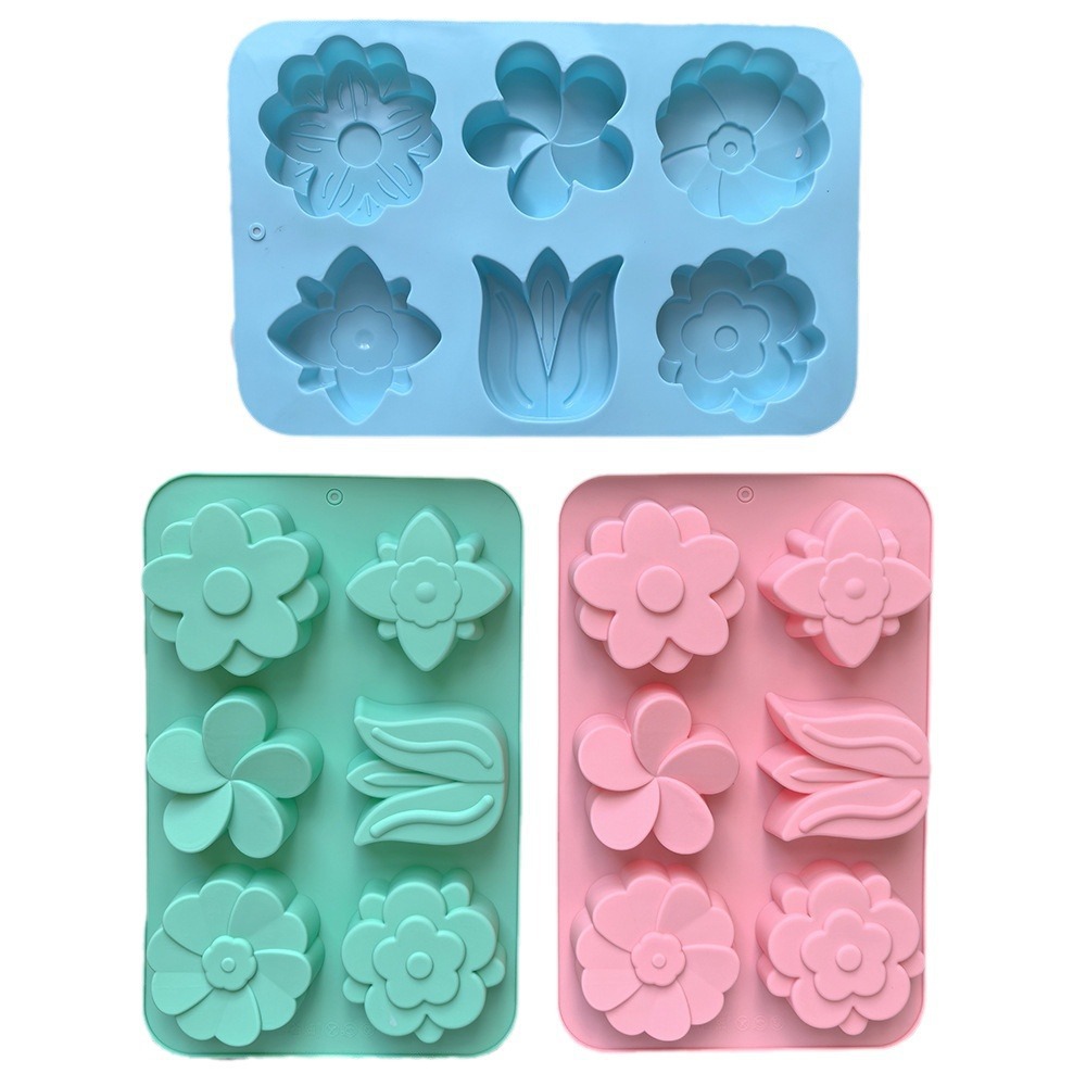 Cetakan Silikon Bentuk Bunga B - Soap Making Kit For Beginners ulasan dan harga