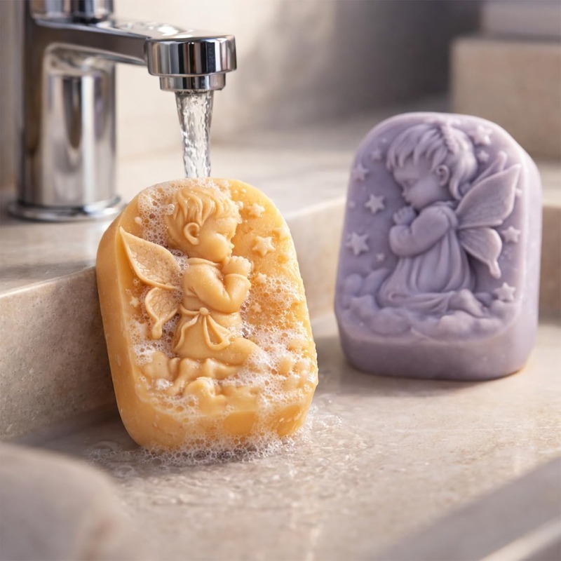 Cetakan Silikon Malaikat untuk - Soap Making Kit For Beginners ulasan dan harga